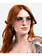 Cloud & Lightning Pink & Blue Rimless Sunglasses - Thumbnail image 1 of 5
