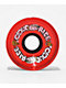 Cloud Ride 69mm 78a Clear Red Cruiser Skateboard Wheels - Thumbnail image 1 of 2