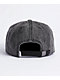 Coal Clayton Black Acid Wash Strapback Hat - Thumbnail image 2 of 2