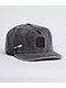 Coal Clayton Black Acid Wash Strapback Hat - Thumbnail image 1 of 2