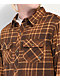 Coal Free Fall Brown Plaid Flannel Shirt