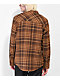 Coal Free Fall Brown Plaid Flannel Shirt