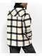 Coal Sheila Cream Plaid Shacket - Thumbnail image 2 of 6