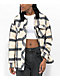 Coal Sheila Cream Plaid Shacket - Thumbnail image 1 of 6