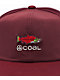 Coal The Zephyr Dark Red Trucker Hat - Thumbnail image 3 of 3