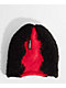 Coal X Lampshade Ribbon Red & Black Skully Beanie - Thumbnail image 2 of 2