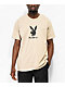 Color Bars X Playboy Ace Of Clubs Sand T-Shirt - Thumbnail image 2 of 3