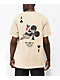 Color Bars X Playboy Ace Of Clubs Sand T-Shirt - Thumbnail image 1 of 3