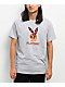 Color Bars x Playboy Flames Heather Grey T-Shirt - Thumbnail image 1 of 2