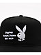 Color Bars x Playboy Tokyo Club Black Snapback Hat - Thumbnail image 3 of 6