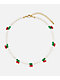 Color Trip Cherry Bead Choker Necklace - Thumbnail image 2 of 3