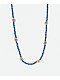 Color Trip Daisy Blue Bead Choker Necklace - Thumbnail image 1 of 3