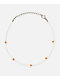 Color Trip Daisy White Bead Choker Necklace - Thumbnail image 2 of 3