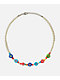 Color Trip Glass Flower Bead Choker Necklace - Thumbnail image 2 of 2