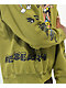 Coney Island Picnic Psychedelic sudadera con capucha verde oliva