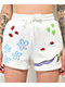 Coney Island Picnic Summer Break Doodle White Sweat Shorts - Thumbnail image 3 of 4