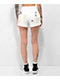 Coney Island Picnic Summer Break Doodle White Sweat Shorts - Thumbnail image 2 of 4