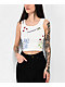 Coney Island Picnic Summer Break Doodle White Tank Top - Thumbnail image 1 of 4