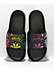 Converse All Star Pride Black & Purple Slide Sandals