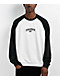 Converse Chuck Black & Grey Raglan Crewneck Sweatshirt - Thumbnail image 1 of 3