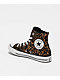 Converse Chuck Taylor All Star Cheetah Print Brown & Black High Top Shoes - Thumbnail image 2 of 6