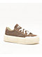 Converse Chuck Taylor All Star Cruise Brown & White Platform Shoes - Thumbnail image 1 of 4