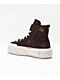 Converse Chuck Taylor All Star Cruise Tattoo Brown High Top Platform Shoes - Thumbnail image 3 of 6