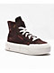 Converse Chuck Taylor All Star Cruise Tattoo Brown High Top Platform Shoes - Thumbnail image 1 of 6