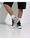 Converse Chuck Taylor All Star Distressed Pink Plaid & Black Lace High Top Shoes - Thumbnail image 3 of 6