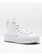 Converse Chuck Taylor All Star Lift Autumn Embroidery White High Top Platform Shoes