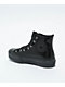 Converse Chuck Taylor All Star Lift Black & Total Eclipse Platform Leather Shoes - Thumbnail image 2 of 5