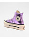 Converse Chuck Taylor All Star Lift Double Stack Purple & White Platform Shoes - Thumbnail image 2 of 5