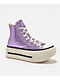 Converse Chuck Taylor All Star Lift Double Stack Purple & White Platform Shoes - Thumbnail image 1 of 5