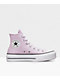 Converse Chuck Taylor All Star Lift Pale Amethyst High Top Platform Shoes
