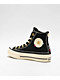 Converse Chuck Taylor All Star Lift Stitch Sich Black & White High Top Platform Shoes - Thumbnail image 2 of 5