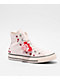 Converse Chuck Taylor All Star Love Me White & Red High Top Shoes - Thumbnail image 1 of 9