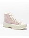 Converse Chuck Taylor All Star Lugged Barely Rose High Top Shoes