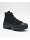 Converse Chuck Taylor All Star Lugged Heel Black Canvas Shoe - Thumbnail image 1 of 5