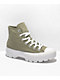 Converse Chuck Taylor All Star Lugged Olive High Top Shoes - Thumbnail image 1 of 4