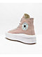 Converse Chuck Taylor All Star Move Stone Mauve & White High Top Platform Shoes - Thumbnail image 2 of 4