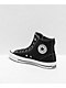 Converse Chuck Taylor All Star Pro Hi Black & White Suede Skate Shoes - Thumbnail image 2 of 6