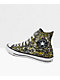 Converse Chuck Taylor All Star Splatter Amarillo Black, White & Yellow High Top Skate Shoes