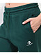 Converse Embroidered Classic Green Sweatpants