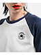 Converse Grey Raglan Long Sleeve Crop T-Shirt - Thumbnail image 3 of 5