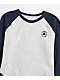 Converse Grey Raglan Long Sleeve Crop T-Shirt - Thumbnail image 5 of 5