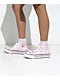 Converse Kids Chuck Taylor All Star Lift Shine New Found Bloom & White High Top Platform Shoes - Thumbnail image 3 of 5