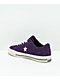 Converse One Star Pro Purple & White Suede Skate Shoes - Thumbnail image 2 of 4