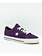 Converse One Star Pro Purple & White Suede Skate Shoes - Thumbnail image 1 of 4