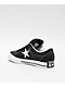 Converse One Star Puffed Black & White Skate Shoes - Thumbnail image 2 of 4