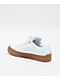 Converse One Star Puffed White & Gum Skate Shoes - Thumbnail image 2 of 7